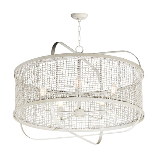 Maxim 22475WWT Cestino 30" Pendant | Weathered White