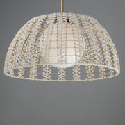 Maxim 22482SWGLD Macrame 1 Light Pendant | Gold