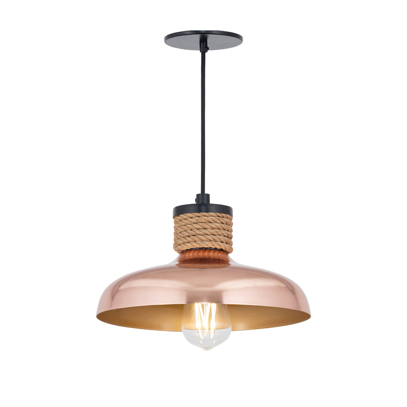 Maxim 22492CP Bingham Small Pendant | Copper