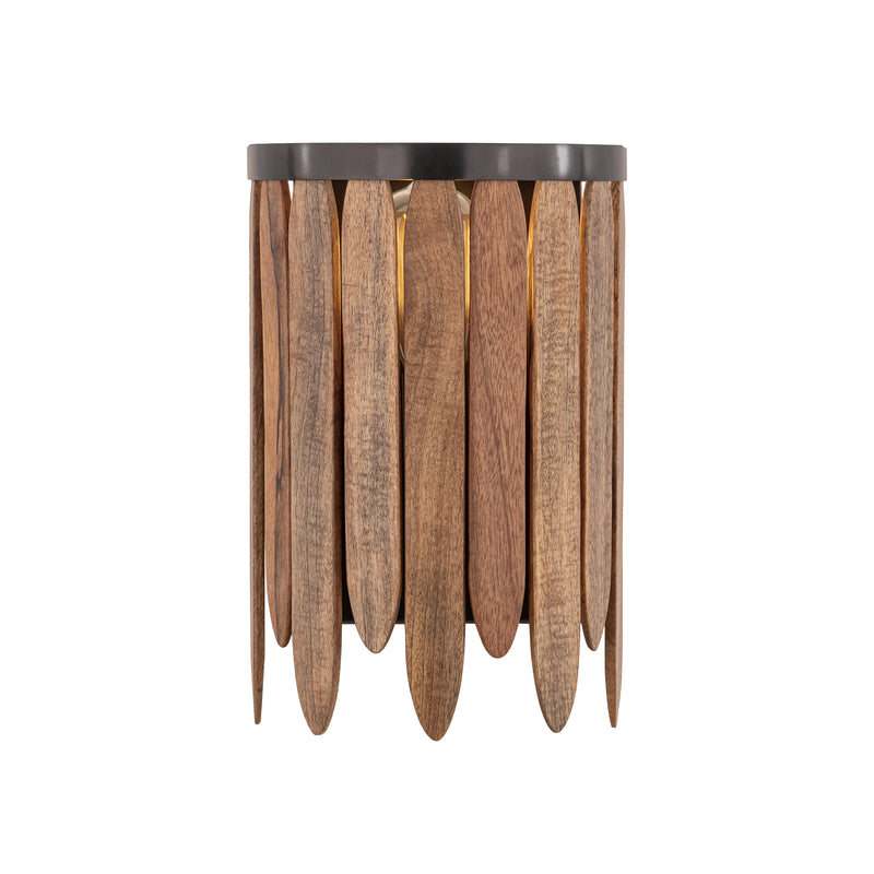 Maxim 22510WNGM Marimba Wall Sconce | Walnut