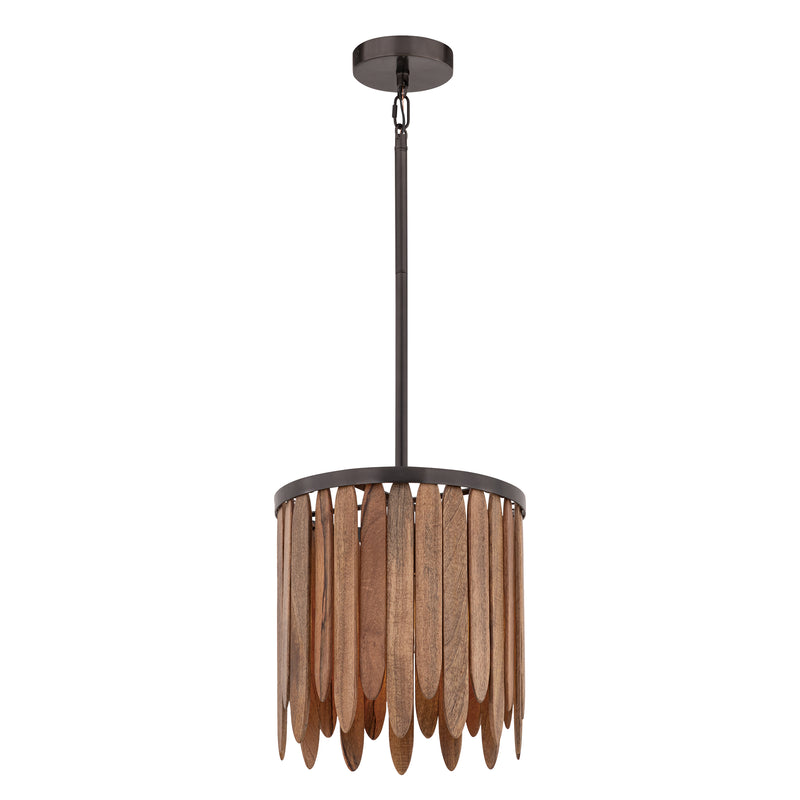 Maxim 22511WNGM Marimba 12" Pendant | Walnut