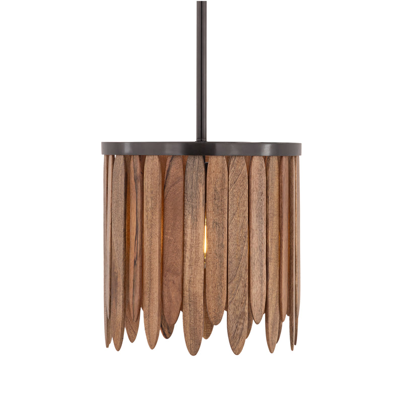 Maxim 22511WNGM Marimba 12" Pendant | Walnut