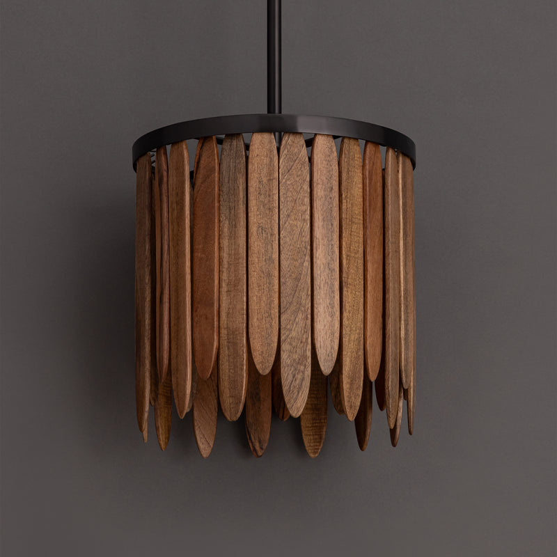 Maxim 22511WNGM Marimba 12" Pendant | Walnut