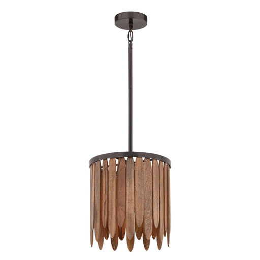 Maxim 22511WNGM Marimba 12" Pendant | Walnut