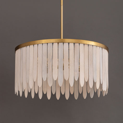 Maxim 22512WWTNAB Marimba 26" Pendant | Weathered White