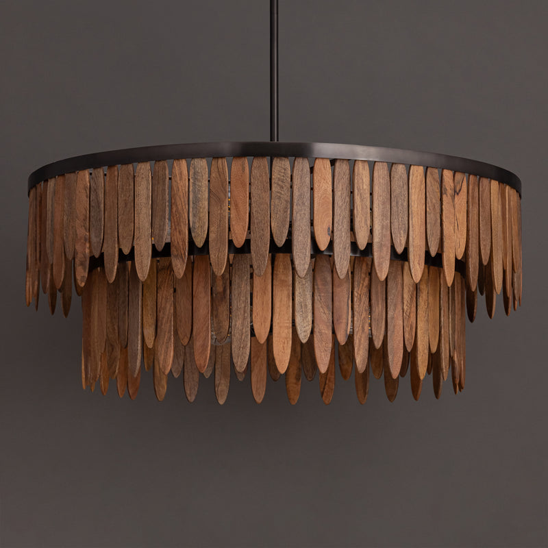 Maxim 22513WNGM Marimba 36" Pendant | Walnut
