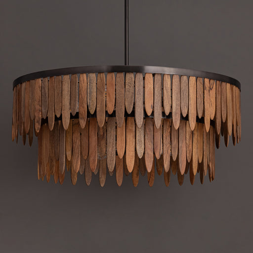Maxim 22513WNGM Marimba 36" Pendant | Walnut