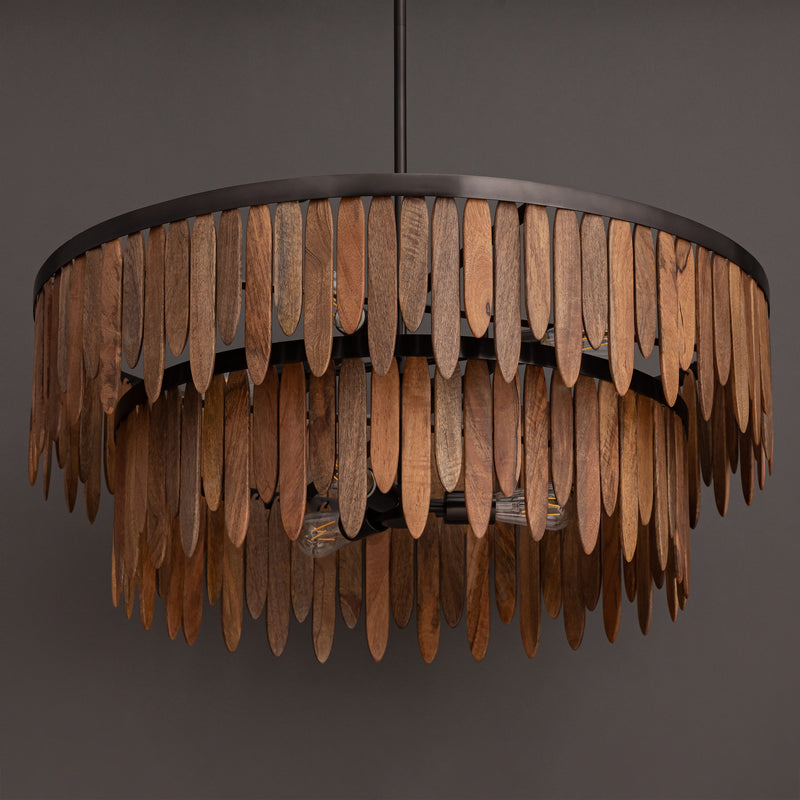 Maxim 22513WNGM Marimba 36" Pendant | Walnut