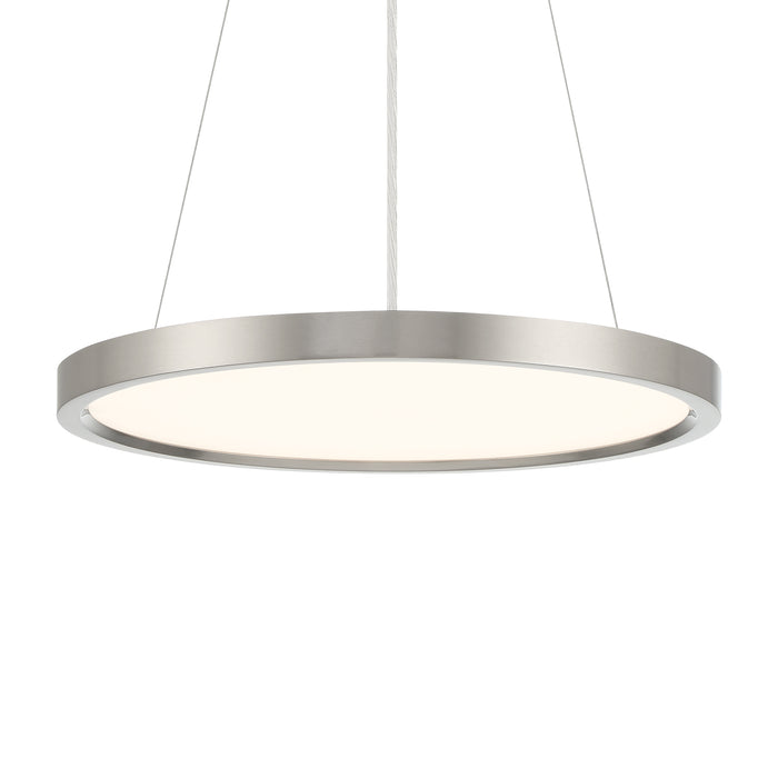 Minka Lavery 15" LED Pendant-Brushed Nickel