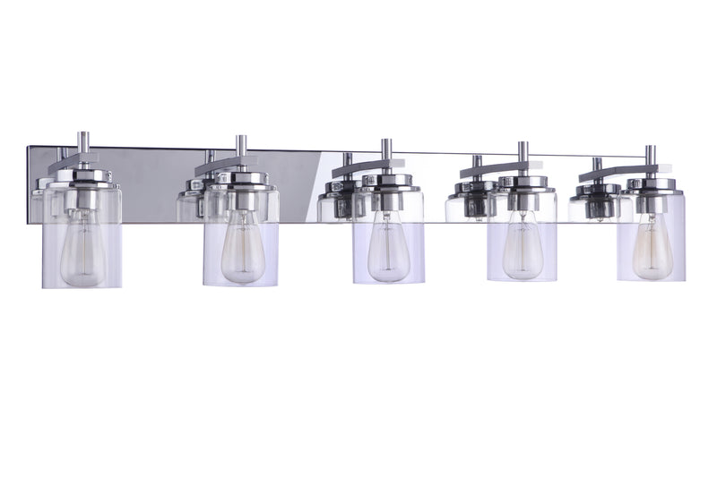Craftmade 17441CH5 Reeves 5 Light Vanity -Chrome - ALCOVE LIGHTING
