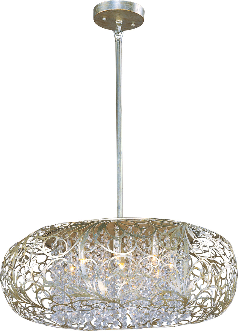 Maxim 24155BCGS Arabesque 9 Light Pendant | Golden Silver