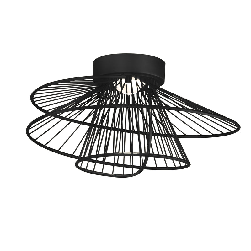 Maxim 24170BK Zeta LED Flush Mount | Black