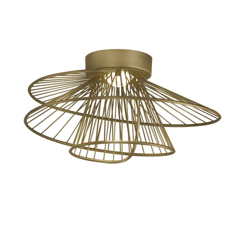 Maxim 24170NAB Zeta LED Flush Mount | Natural Aged Brass