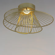Maxim 24170NAB Zeta LED Flush Mount | Natural Aged Brass
