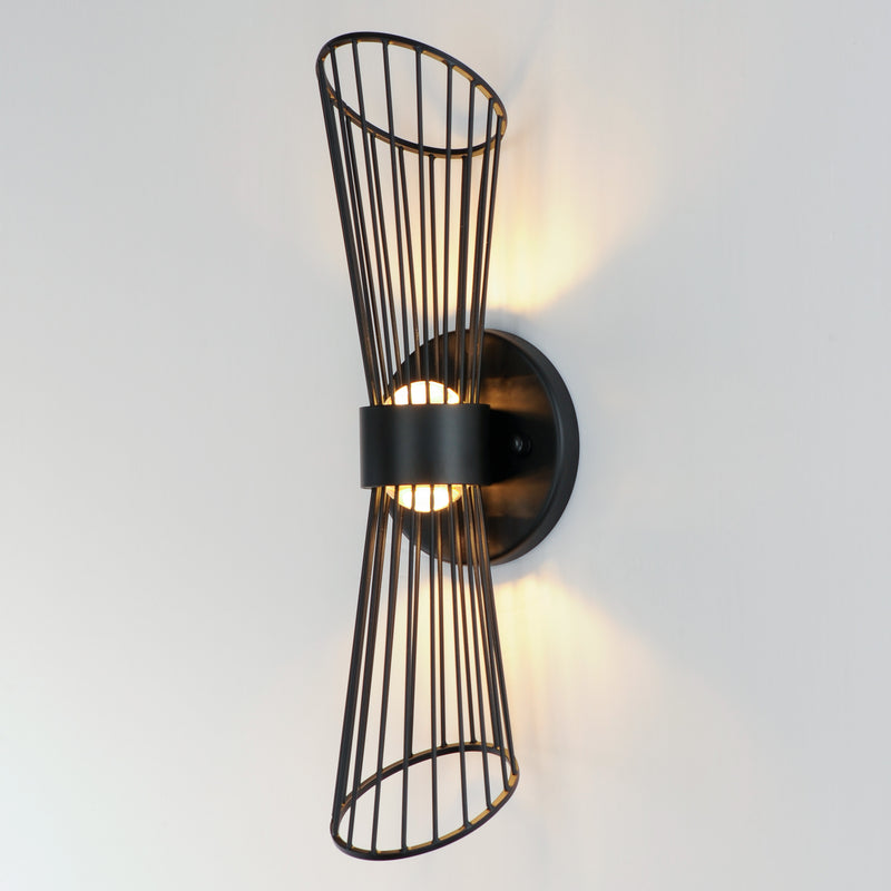 Maxim 24171BK Zeta LED Wall Sconce | Black