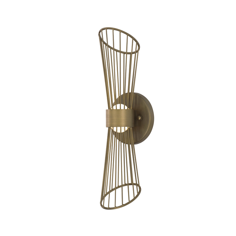 Maxim 24171NAB Zeta LED Wall Sconce | Natural Aged Brass