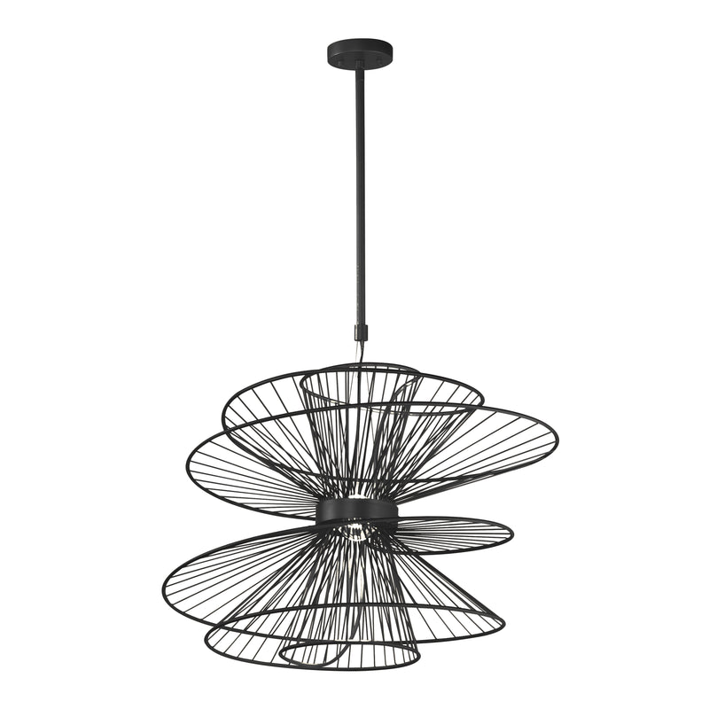 Maxim 24176BK Zeta Large LED Pendant | Black