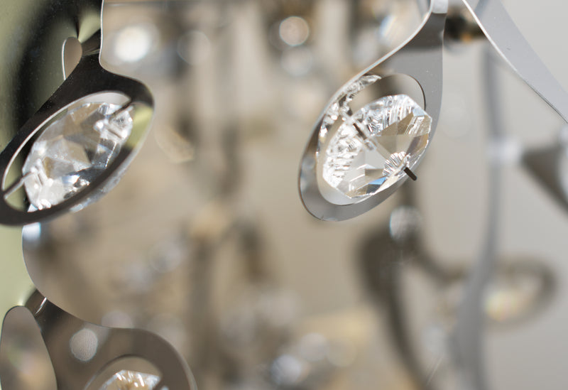 Maxim 24205BCPC Comet 25" Crystal Pendant | Polished Chrome