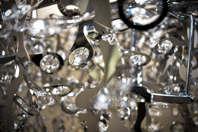 Maxim 24207BCPC Comet 35" Crystal Pendant | Polished Chrome