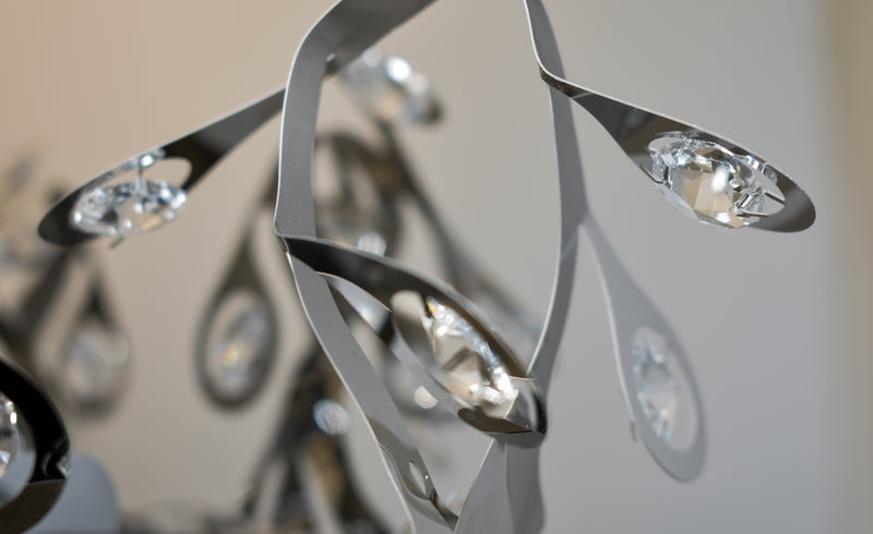 Maxim 24207BCPC Comet 35" Crystal Pendant | Polished Chrome