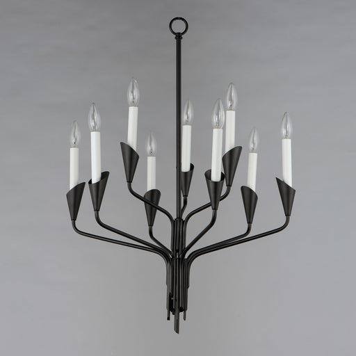 Maxim 24349BK Calyx 9 Light Chandelier | Black