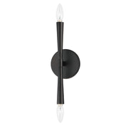 Maxim 24620BK Rome 2 Light Wall Sconce | Black