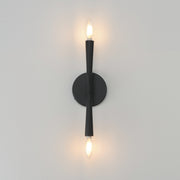 Maxim 24620BK Rome 2 Light Wall Sconce | Black