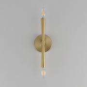 Maxim 24620SBR Rome 2 Light Wall Sconce | Satin Brass