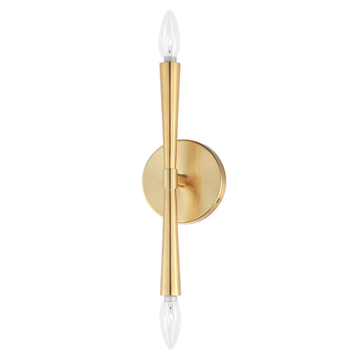 Maxim 24620SBR Rome 2 Light Wall Sconce | Satin Brass