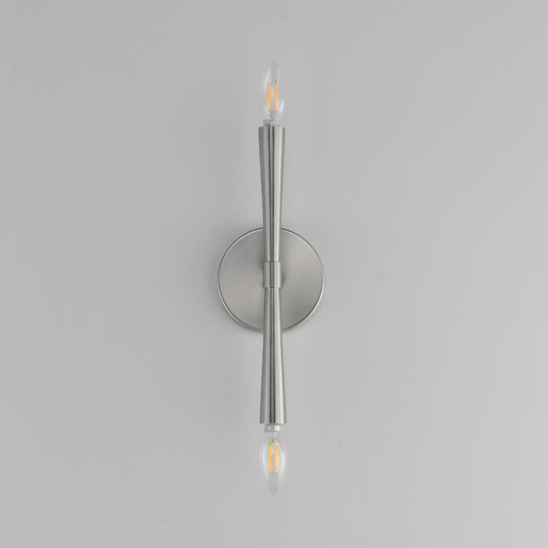Maxim 24620SN Rome 2 Light Wall Sconce | Satin Nickel