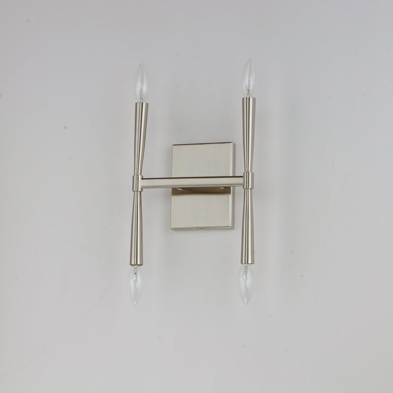 Maxim 24622SN Rome 4 Light Wall Sconce | Satin Nickel