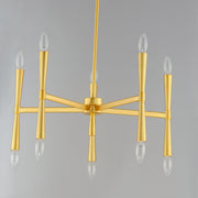 Maxim 24625SBR Rome 10 Light Chandelier | Satin Brass