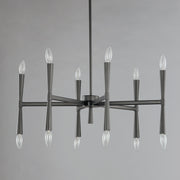 Maxim 24626BK Rome 12 Light Chandelier | Black
