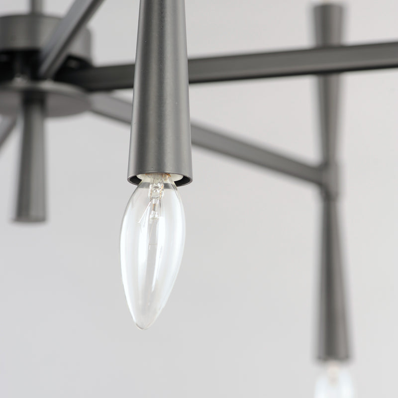 Maxim 24626BK Rome 12 Light Chandelier | Black