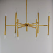 Maxim 24626SBR Rome 12 Light Chandelier | Satin Brass