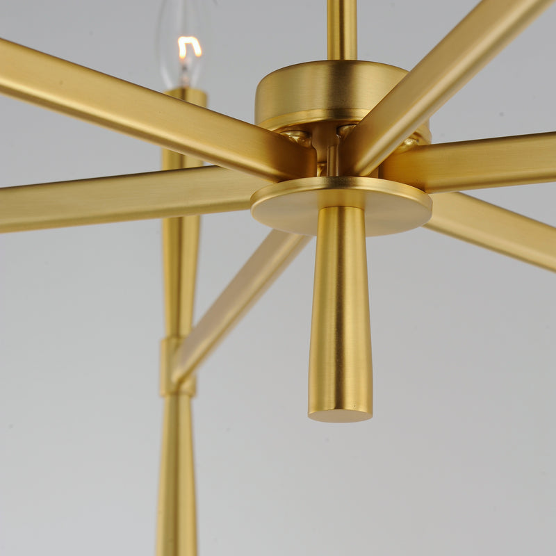 Maxim 24626SBR Rome 12 Light Chandelier | Satin Brass