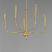 Maxim 24815SBR Vela 5 Light Chandelier | Satin Brass