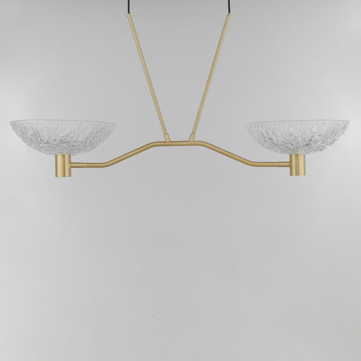 Maxim 24982TCSBR Metropolis 2 Light Linear LED Pendant | Satin Brass