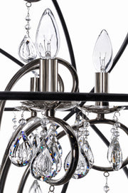 Maxim 25140ARPN Orbit 3 Light Pendant | Anthracite / Polished Nickel