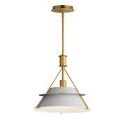 Maxim 25221LFGNAB Lucas 1 Light Pendant | Natural Aged Brass
