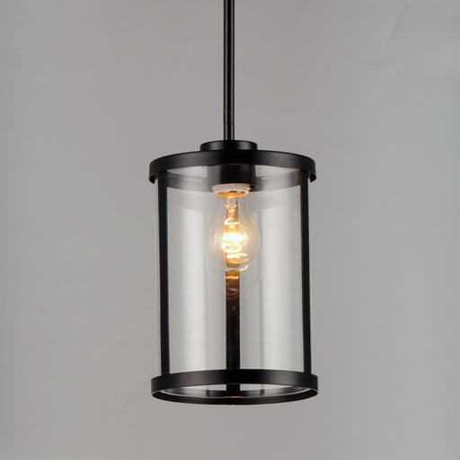Maxim 25252CLBK Sentinel 1 Light Mini Pendant | Black