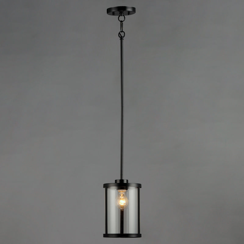 Maxim 25252CLBK Sentinel 1 Light Mini Pendant | Black