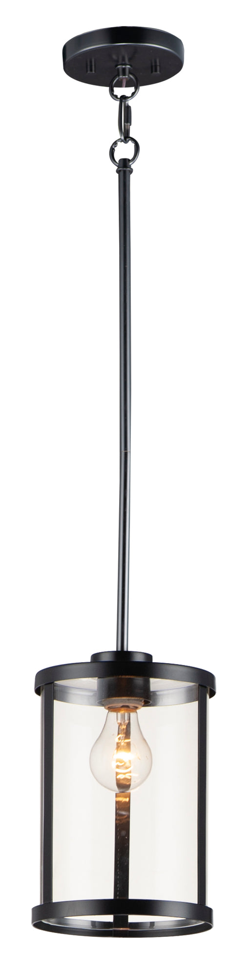 Maxim 25252CLBK Sentinel 1 Light Mini Pendant | Black