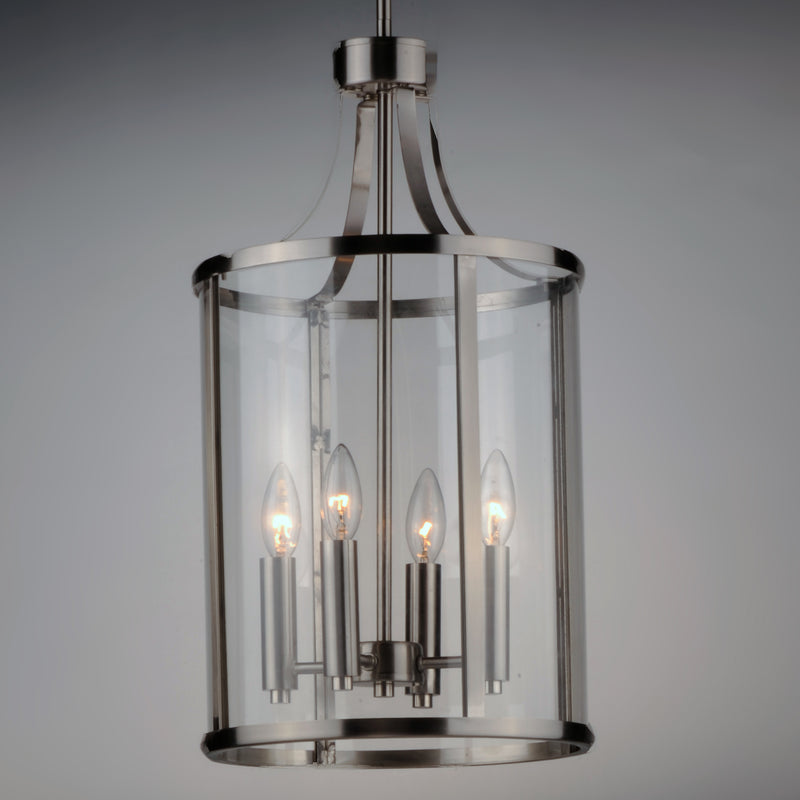 Maxim 25253CLSN Sentinel 4 Light Pendant | Satin Nickel