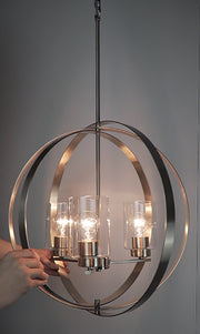 Maxim 25254CLSN Sentinel 3 Light Pendant | Satin Nickel