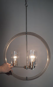 Maxim 25254CLSN Sentinel 3 Light Pendant | Satin Nickel