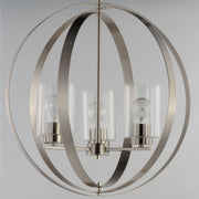 Maxim 25254CLSN Sentinel 3 Light Pendant | Satin Nickel