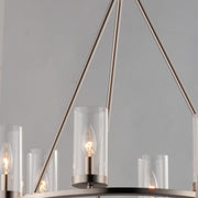 Maxim 25255CLSN Sentinel 6 Light Chandelier | Satin Nickel