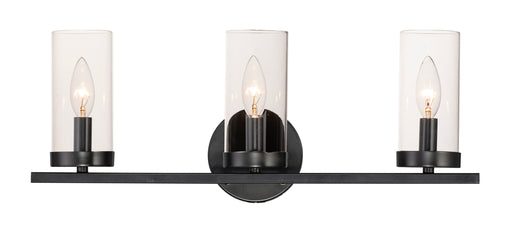 Maxim 25257CLBK Sentinel 3 Light Bath Vanity | Black