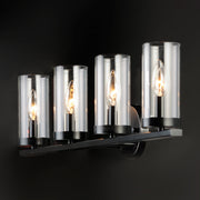 Maxim 25258CLBK Sentinel 4 Light Bath Vanity | Black